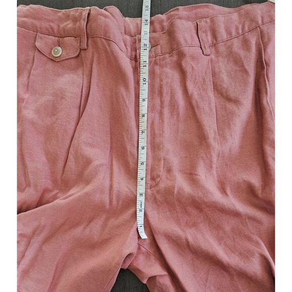 Nautica Men’s Salmon Linen Chino Shorts Coastal Preppy Classic Sailing Size 40 - Picture 4 of 7
